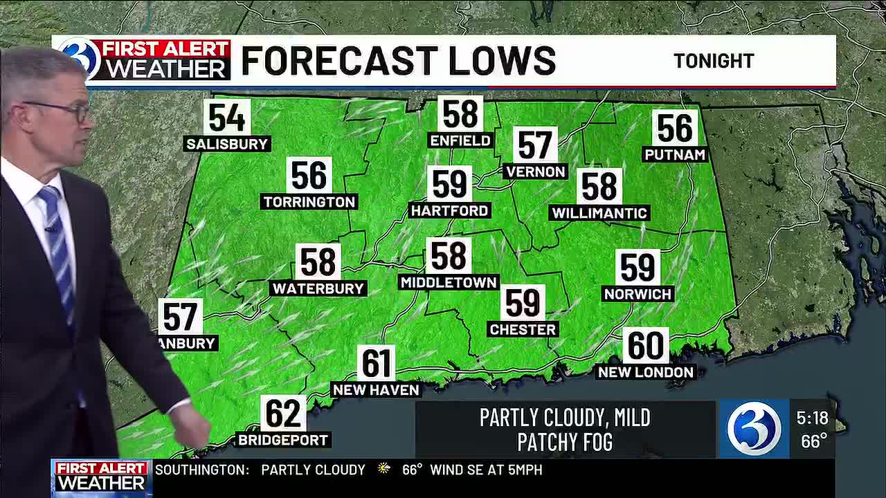 Connecticut Braces for Significant Temperature Swing, First Frost Possible Next Week