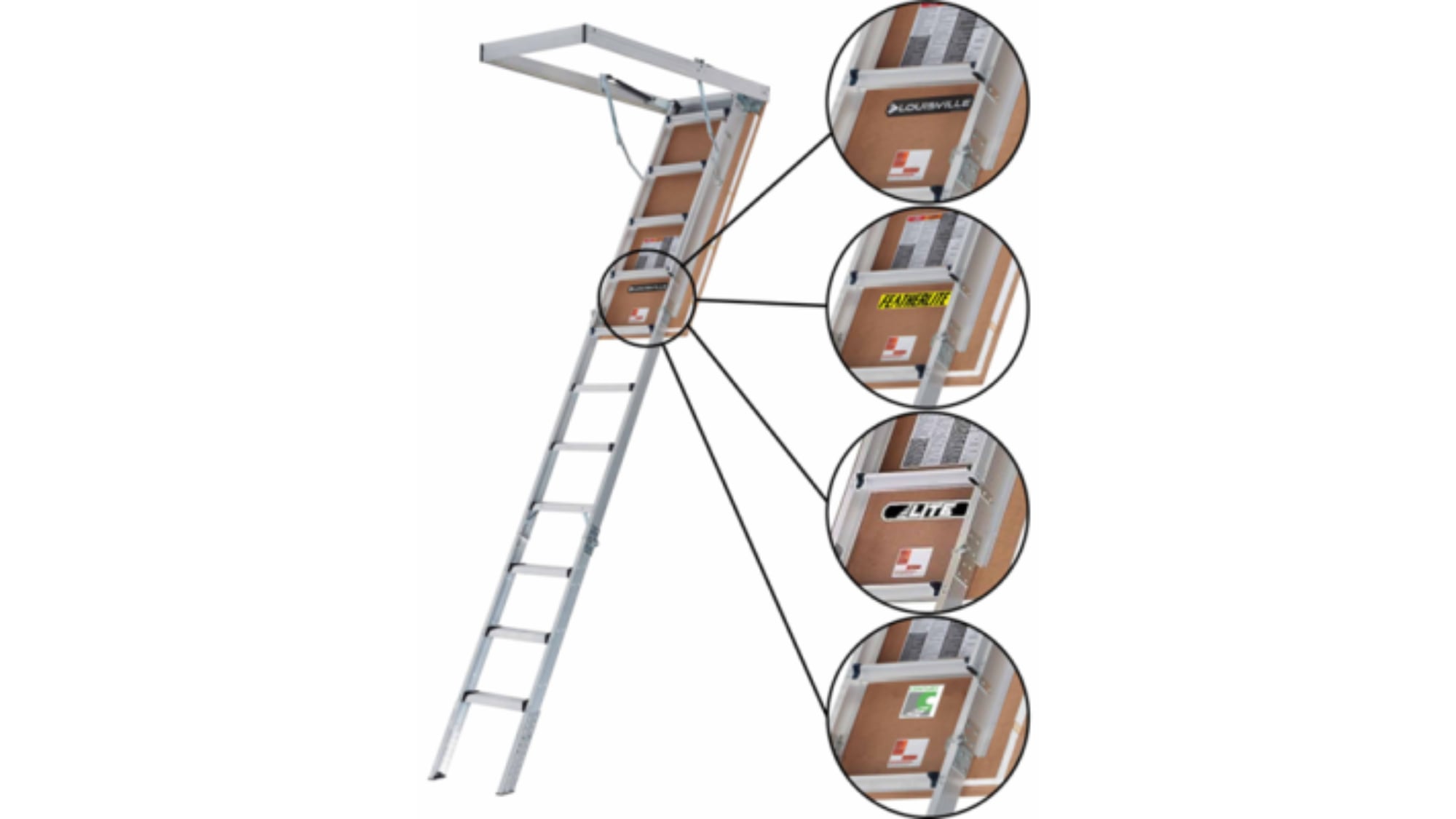 Louisville Ladder Recalls Over 1.7 Million Attic Ladders Due to Injury Risk