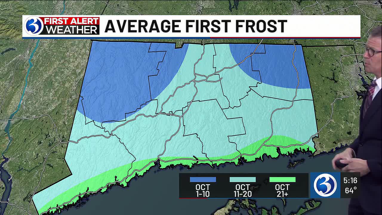 Cool Air Returns to Hartford and New Haven, With Brief Frost Potential