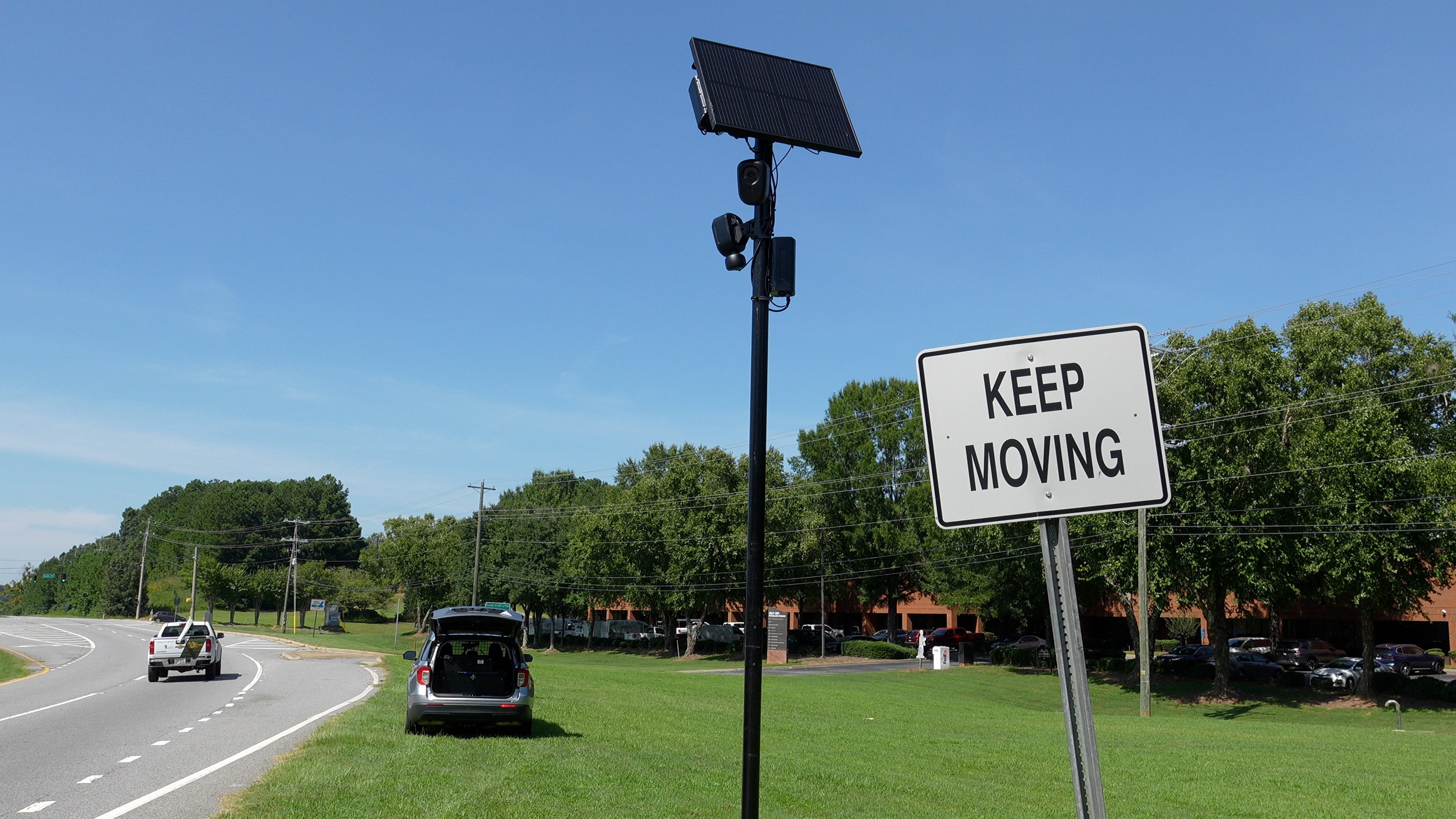 Worker Calls Police on Reporter Documenting Public Camera Installation in Milton