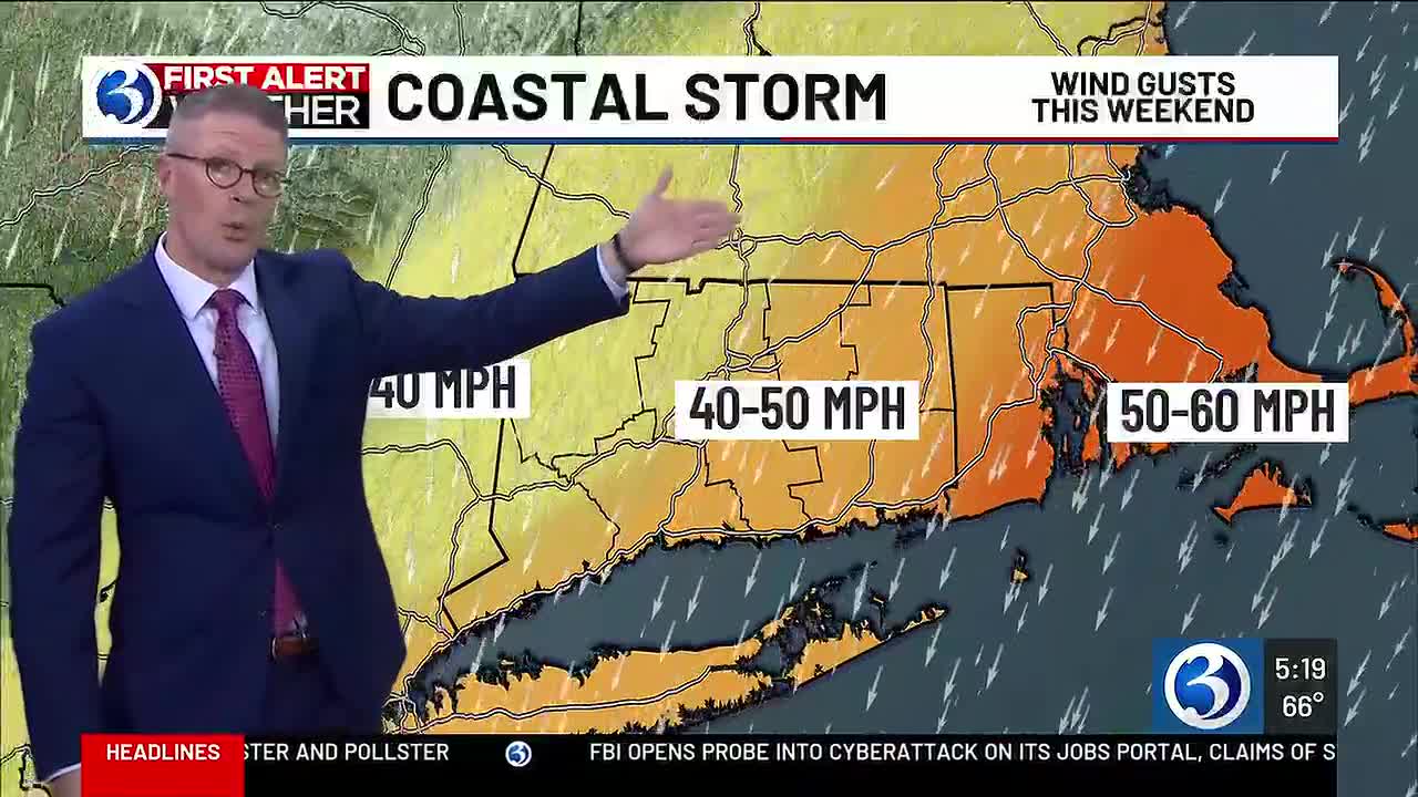 Hartford and New Haven Designate ‘First Alert Weather Days’ for Approaching Coastal Storm