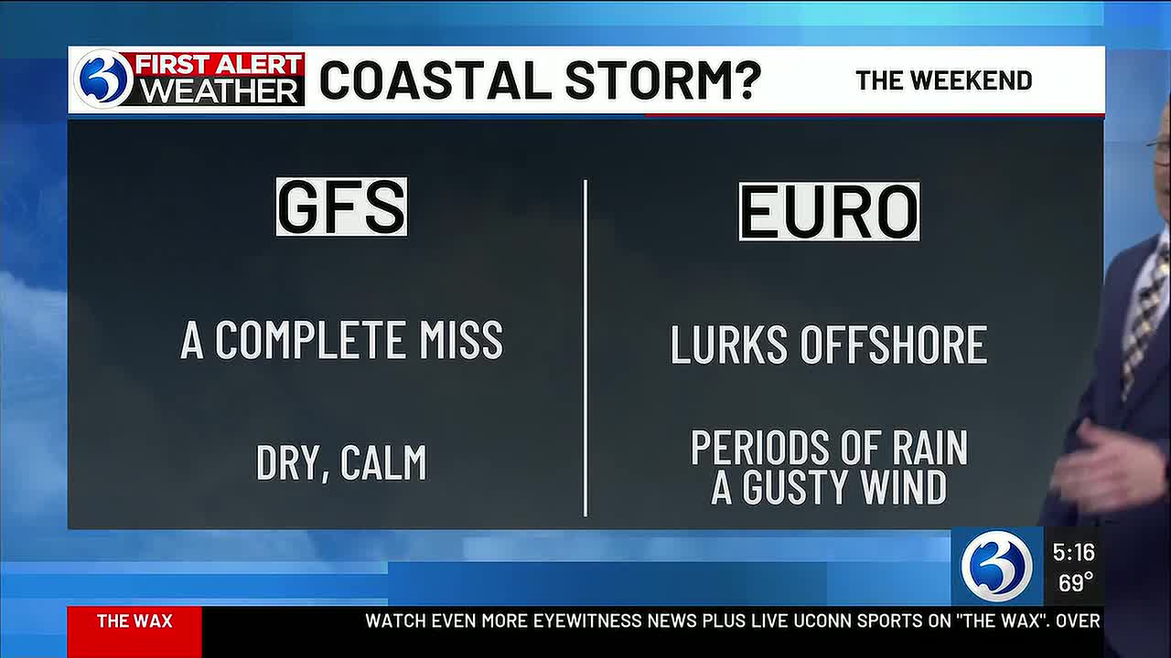 Coastal Storm Threatens Connecticut With Uncertain Weekend Weather