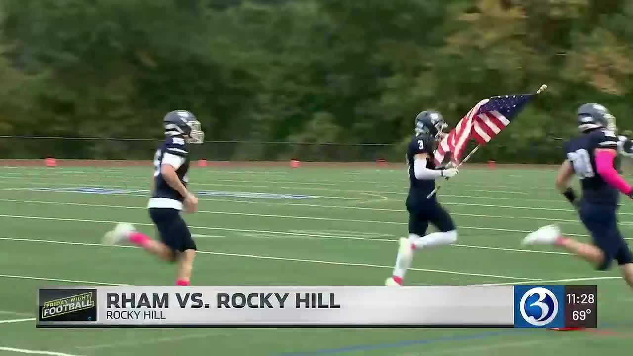 Rocky Hill Dominates RHAM in High-Scoring Football Matchup