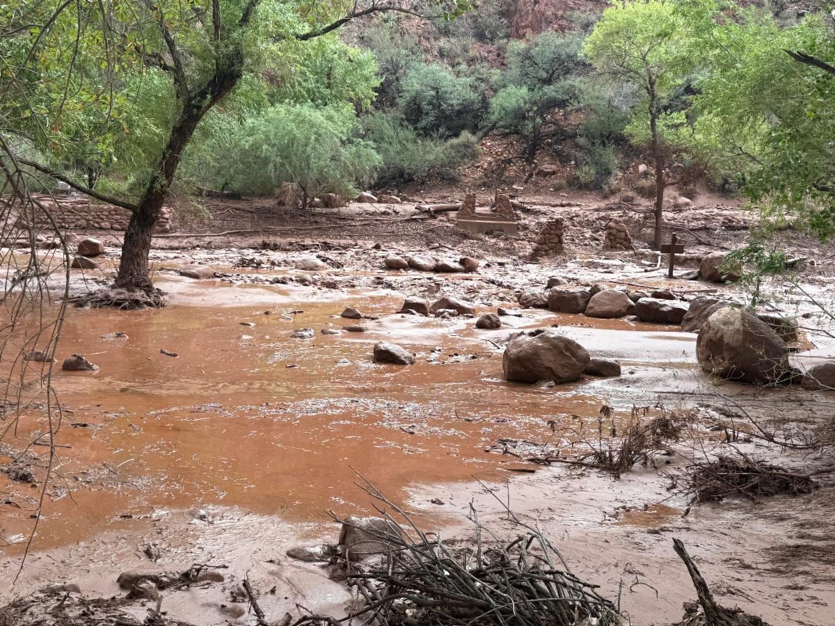 Flash Flooding in Grand Canyon Damages Trails, Prompts Rescues; Dozens Saved, Others Unaccounted For