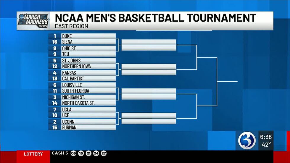 The UConn men's basketball team received a No. 2 seed in the 2026 NCAA Tournament.