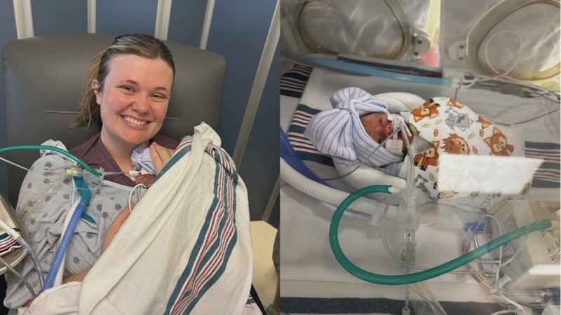 Sylvie weighed exactly one pound when she was born a little over two weeks ago. Sylvie's...
