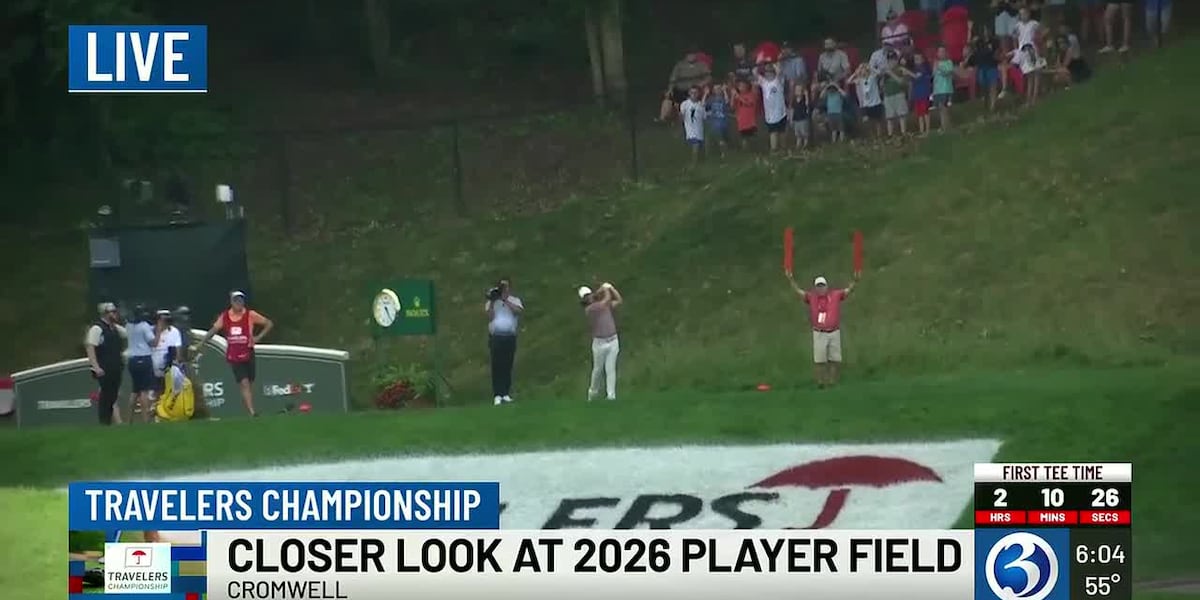 Top golfers set to tee off in first round of Travelers Championship