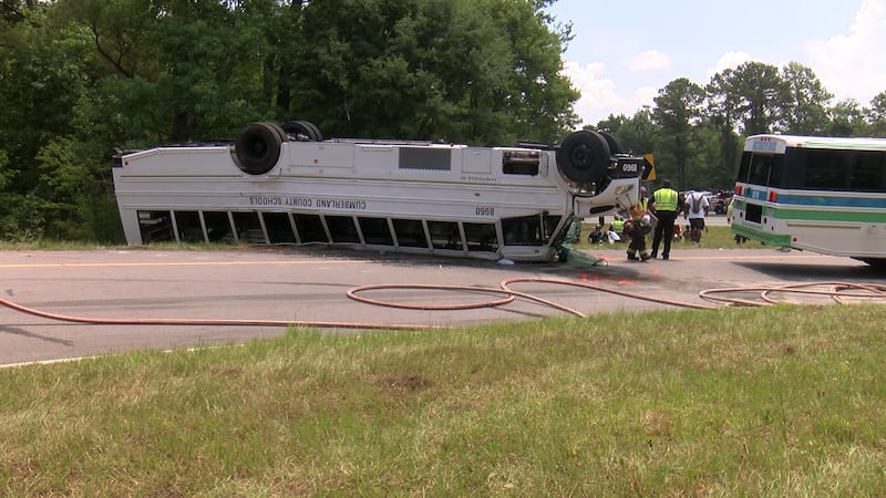 Douglas Byrd High School bus crash.