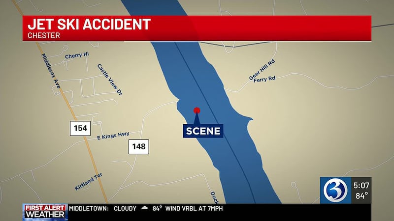 Jet skier pulled from Connecticut River in cardiac arrest near Chester Ferry