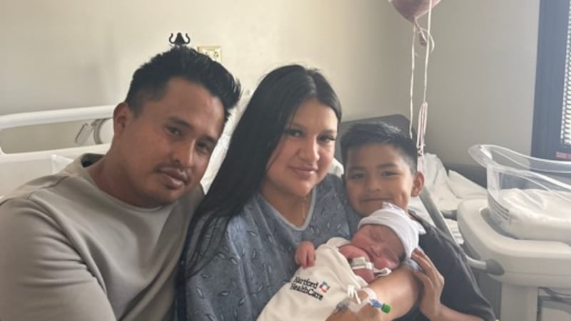 A family welcomed a new reason to celebrate Father’s Day on Sunday.