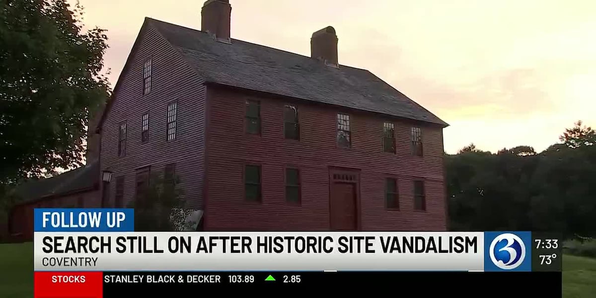 Break-in at Nathan Hale Homestead leaves 250-year-old landmark with thousands in damage, suspect still at large