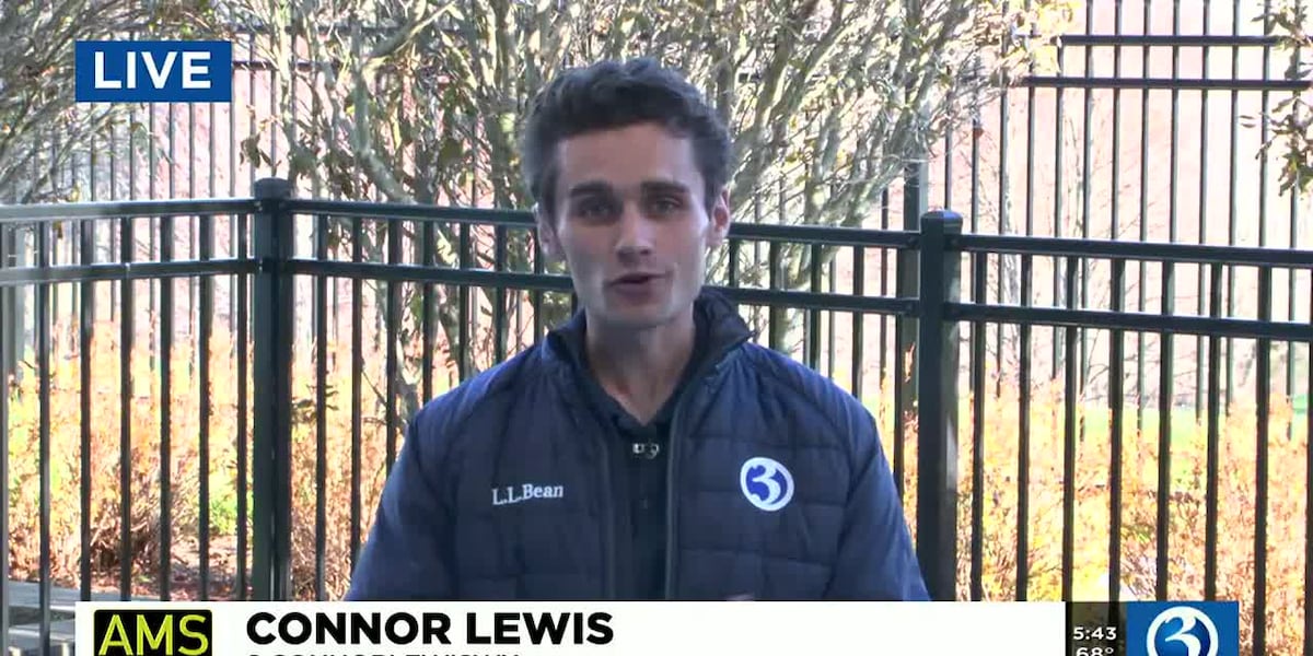 Connor Edwin Lewis Meteorologist Connor Lewis, other Conn. locals run the Boston Marathon