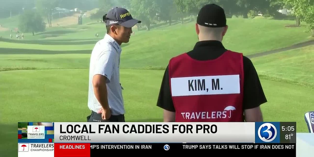 Michael Kim's Pro-Am caddie: A fan with ESPN radio ties