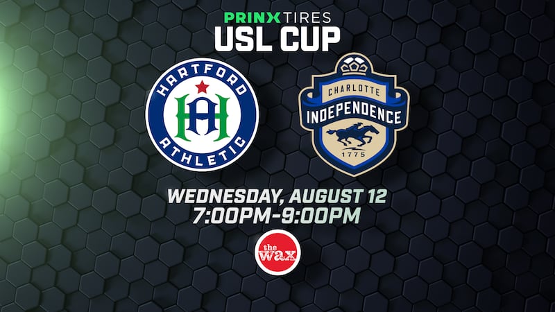 The Hartford Athletic take in the Independence in the knockout stage of the USL Prinx Tires Cup.