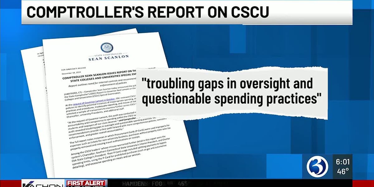 Questionable Setting Connecticut colleges set new purchasing rules after audit finds ...