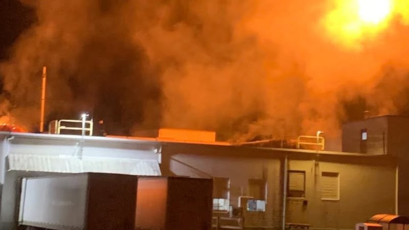 Firefighters responded to a structure fire at Rogers Corporation late Wednesday night.
