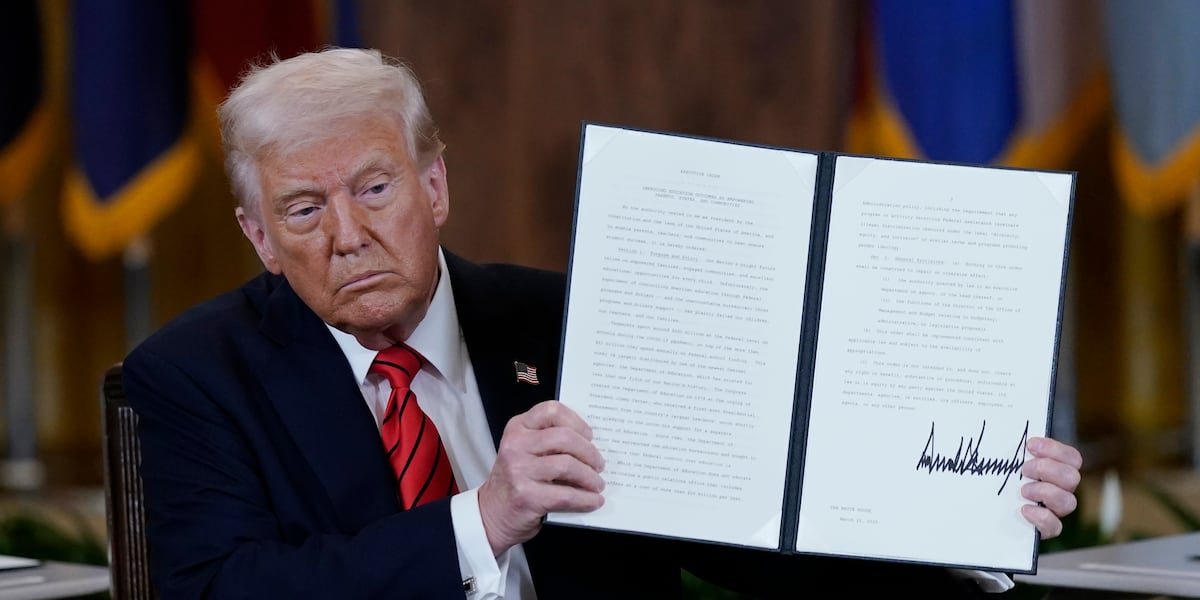 Connecticut leaders react to Trump signing executive order beginning dismantling of Department of Education Connecticut leaders react to Trump signing executive order beginning dismantling of Department of Education