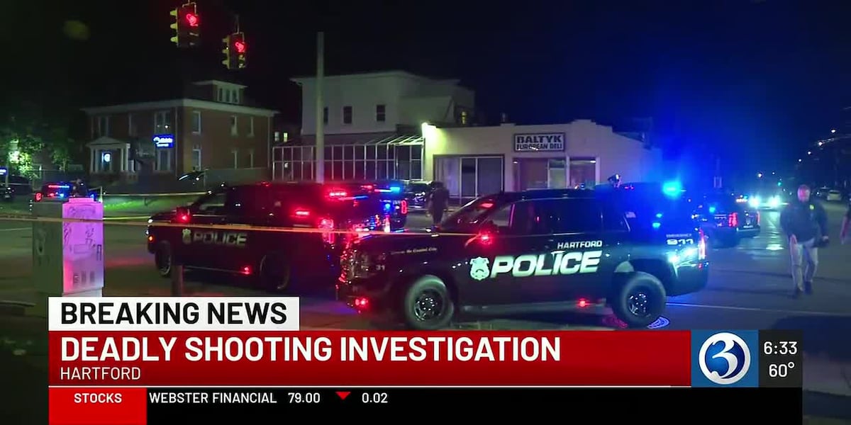 1 dead, 4 wounded in shooting on Wethersfield Avenue in Hartford, police say