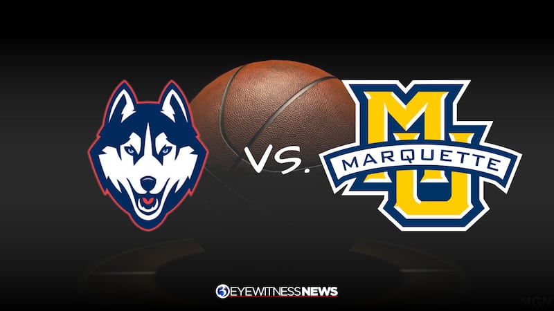 UConn men's basketball tips off against Marquette at 12:30 p.m. on March 7, 2026.