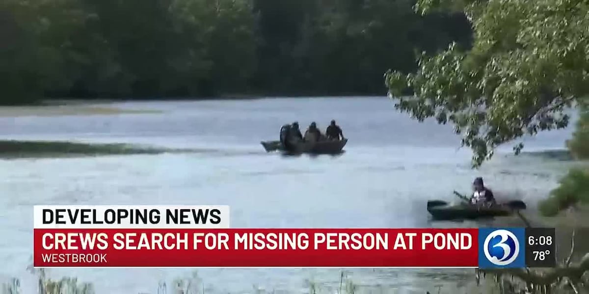 Search continues for missing man near Messerschmidt Pond in Westbrook