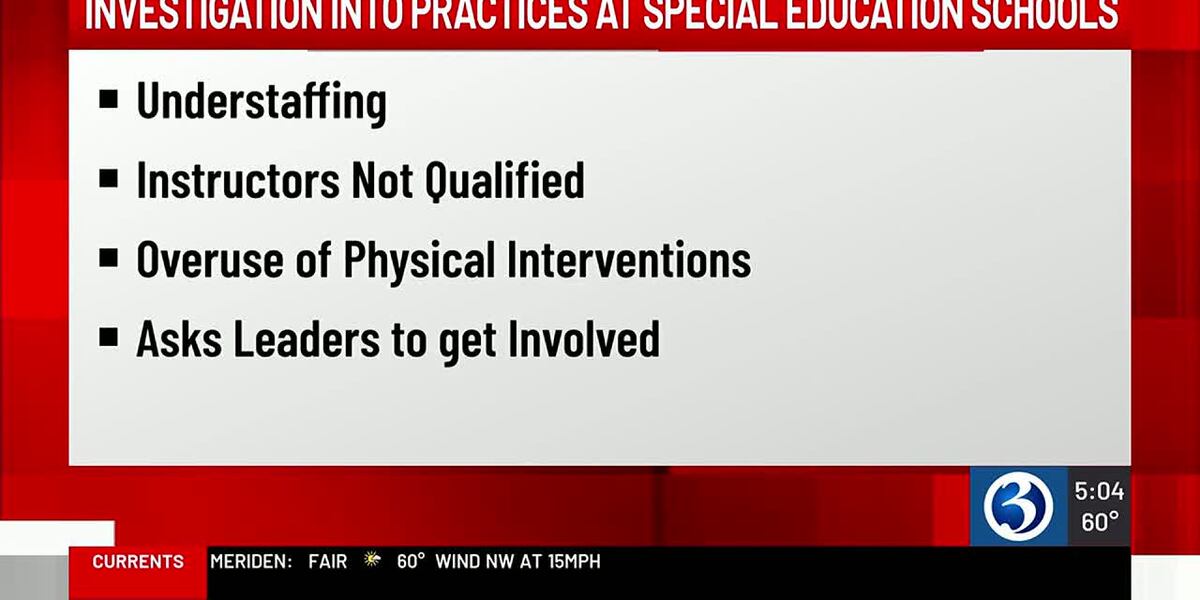 Child advocate report details issues at special ed. schools in CT