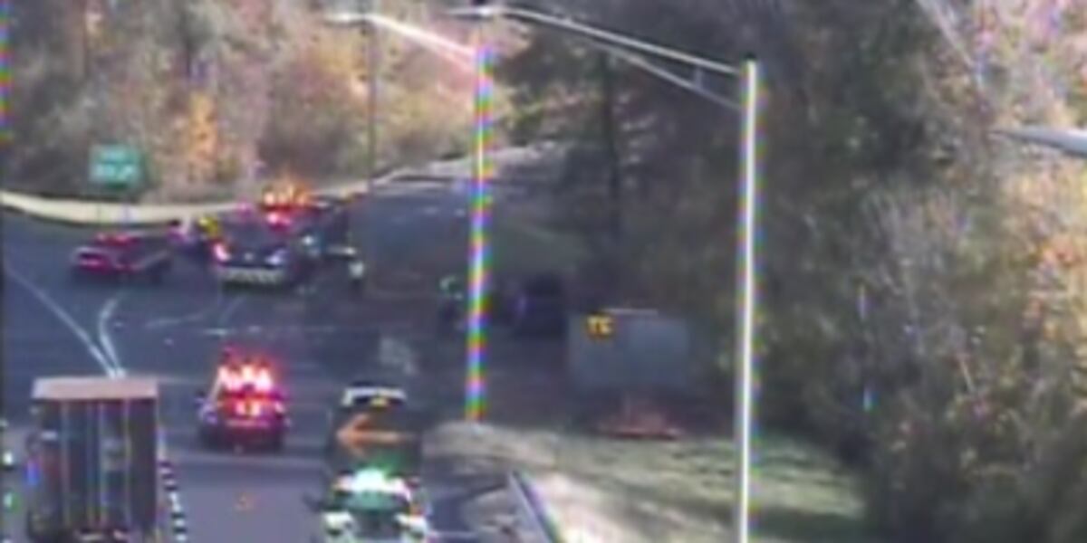 Barbara Off Ramp I-91 offramp in Rocky Hill closed due to crash