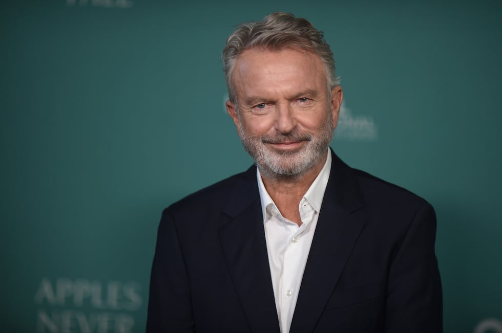 FILE - Sam Neill arrives at the premiere of "Apples Never Fall" on March 12, 2024, in Los...