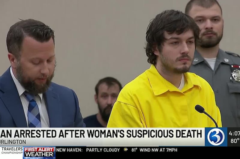 Cole Werhan appeared briefly in Torrington Superior Court on Wednesday after being charged...