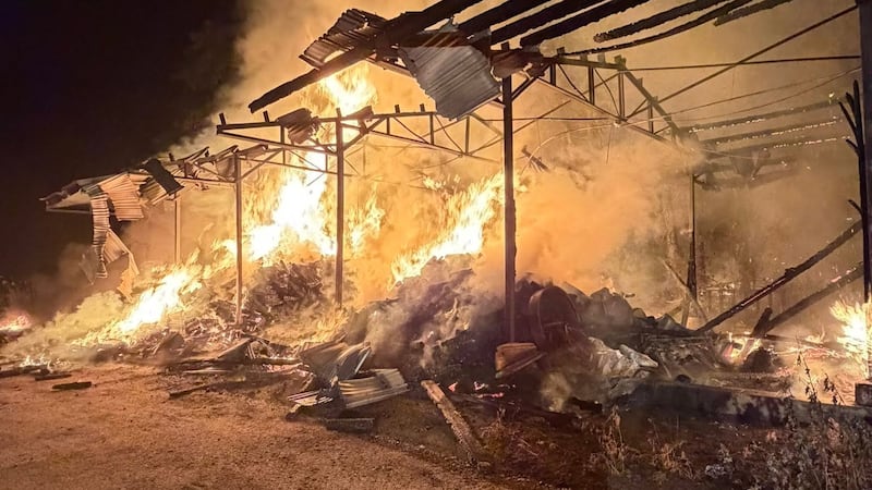 There was a large shed fire in East Haddam on Thursday night, according to the East Haddam...