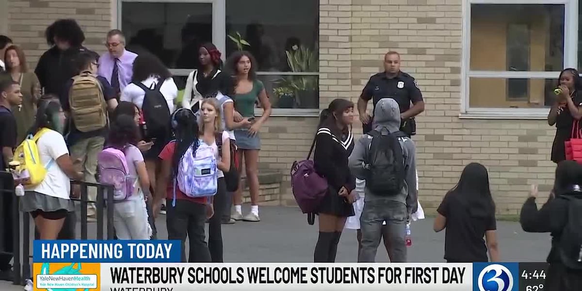 First day of school begins for Waterbury students, district focused on attendance