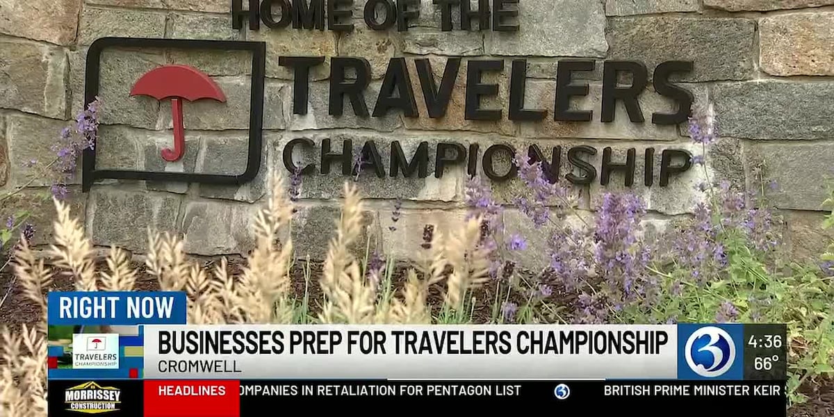 Cromwell businesses prepare for Travelers Championship boost