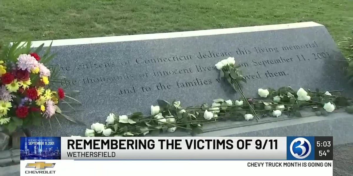 Veterans traveling tribute wall arrives in Wethersfield as town reflects on 9/11