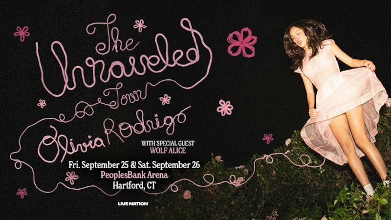 Olivia Rodrigo will launch her tour with two Connecticut shows in Sept. 2026, Live Nation...