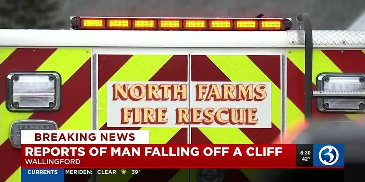 One firefighter injured after technical rescue on cliffside in Wallingford