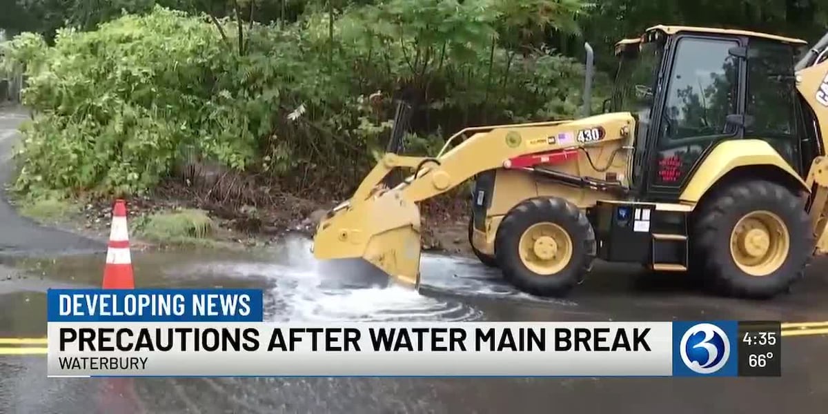 Waterbury students return to school after water main break