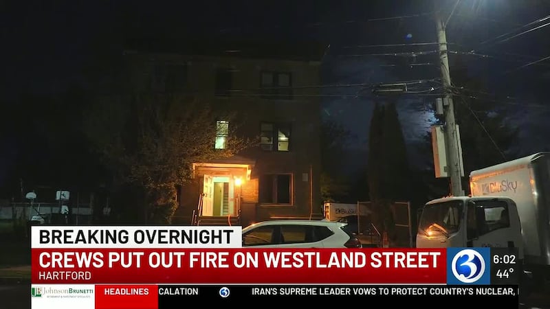 Hartford kitchen fire - WFSB