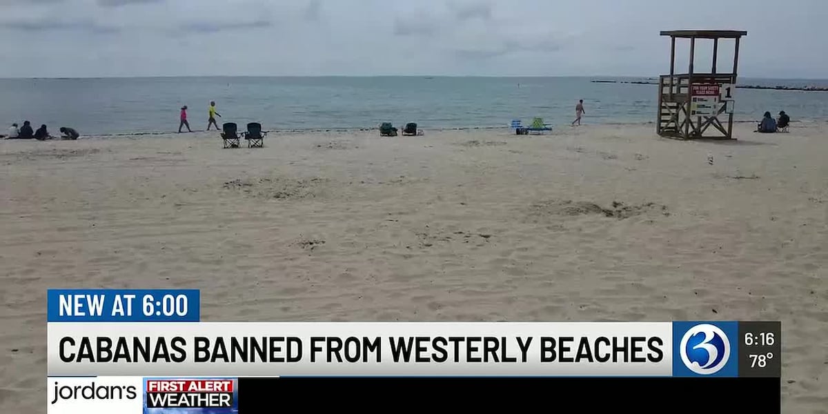 Westerly bans cabanas and canopy tents at town beaches