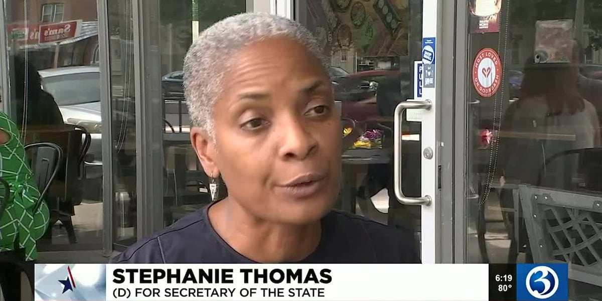 Stephanie Thomas talks about run for Secretary of the State