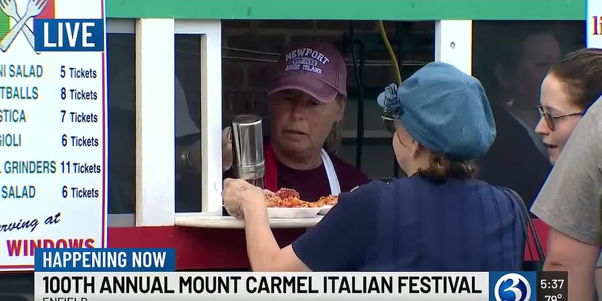 Our Lady of Mount Carmel Society's Italian Festival marks 100 years in Enfield this weekend