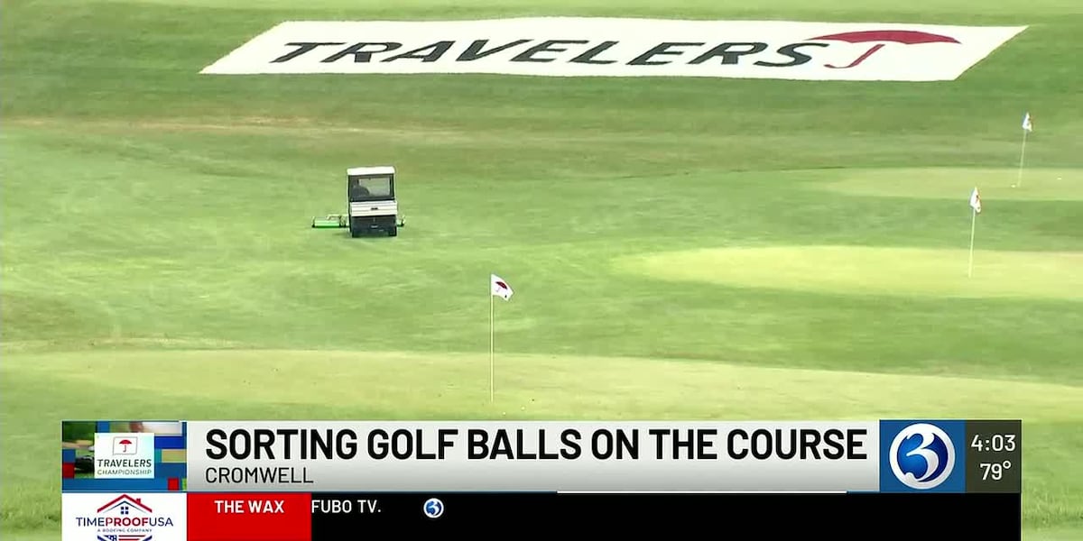 The unsung workers who keep the Travelers Championship driving range running