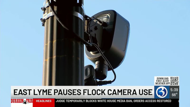 East Lyme police pause use of Flock license plate readers