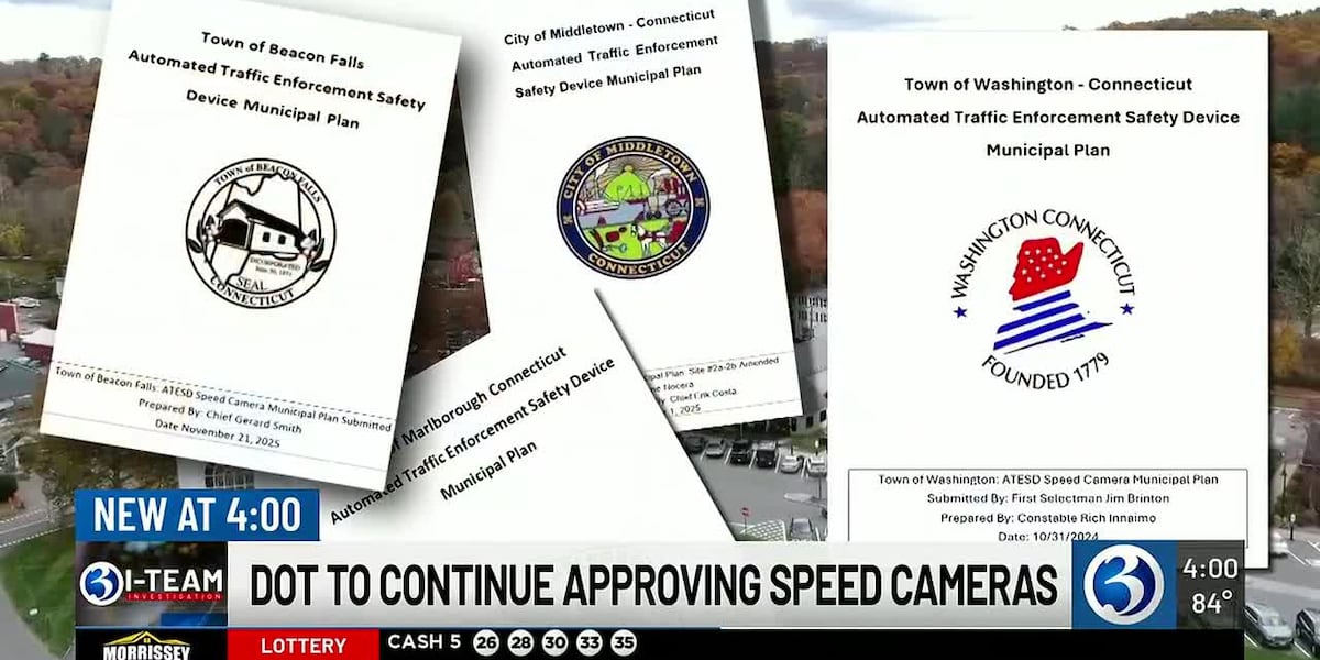 CT DOT says they won't pause approvals for speed cameras after lawmaker request
