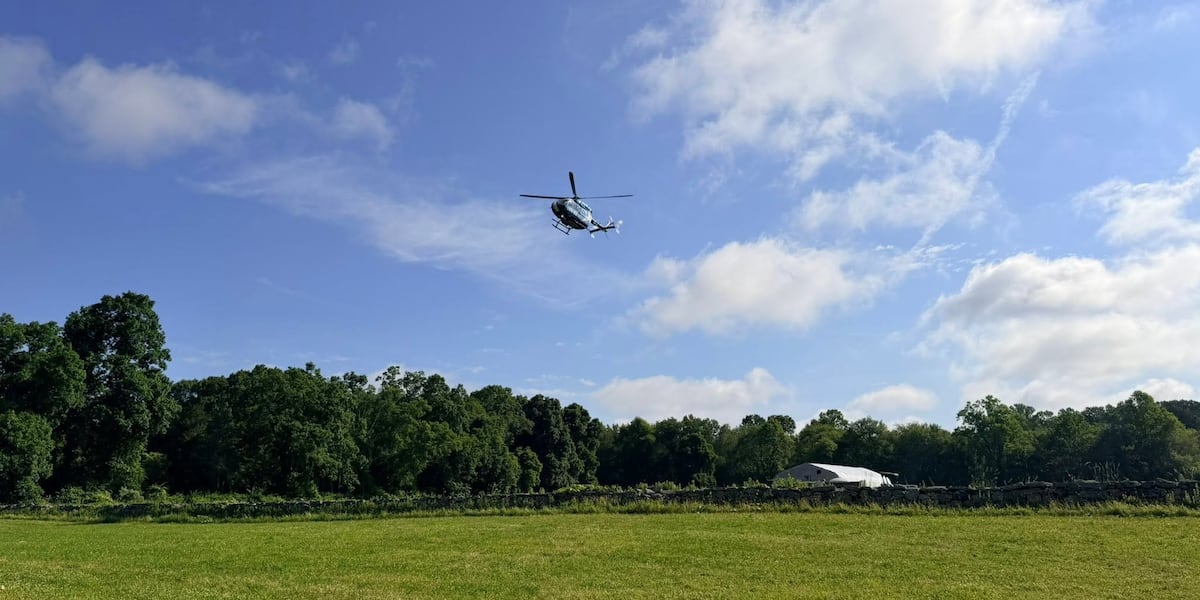 Woman with serious burns airlifted from Lyme job site, firefighters say