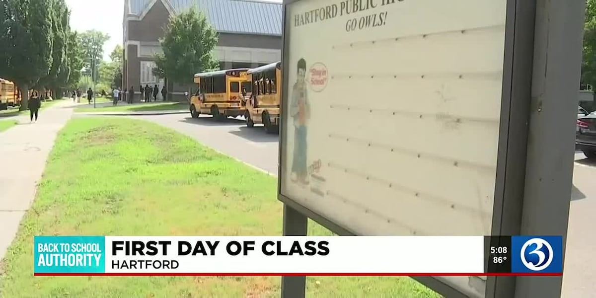 Hartford students head back to school