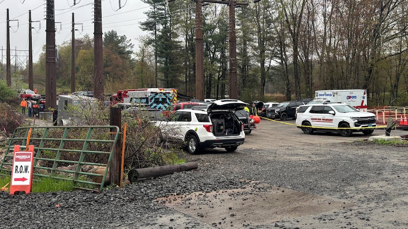 EnCon police said they search an area of Oxford for a missing person on April 30, 2026.
