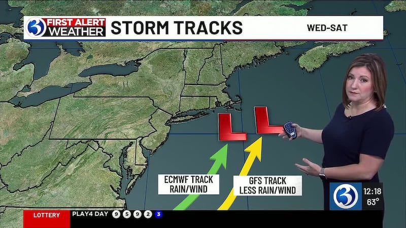 storm tracks for the end of the week - WFSB