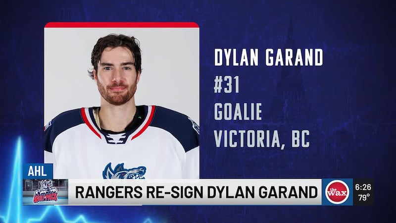 Rangers re-sign goaltender Dylan Garand to two-year contract