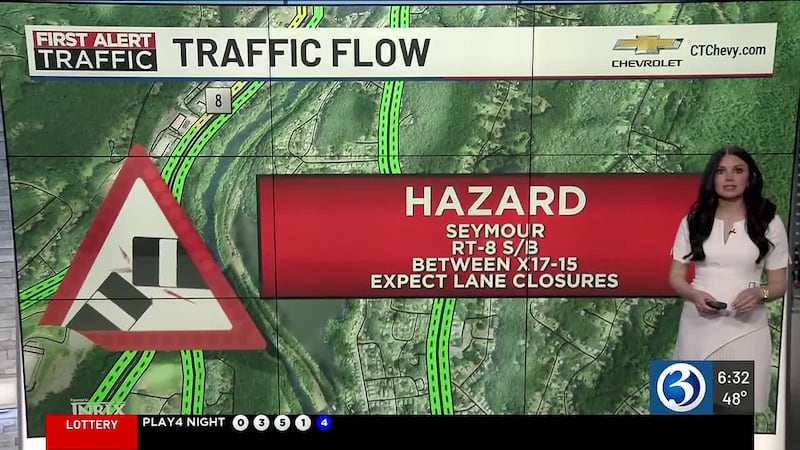 A three-vehicle crash on Route 8 in Seymour is expected to cause traffic delays,...