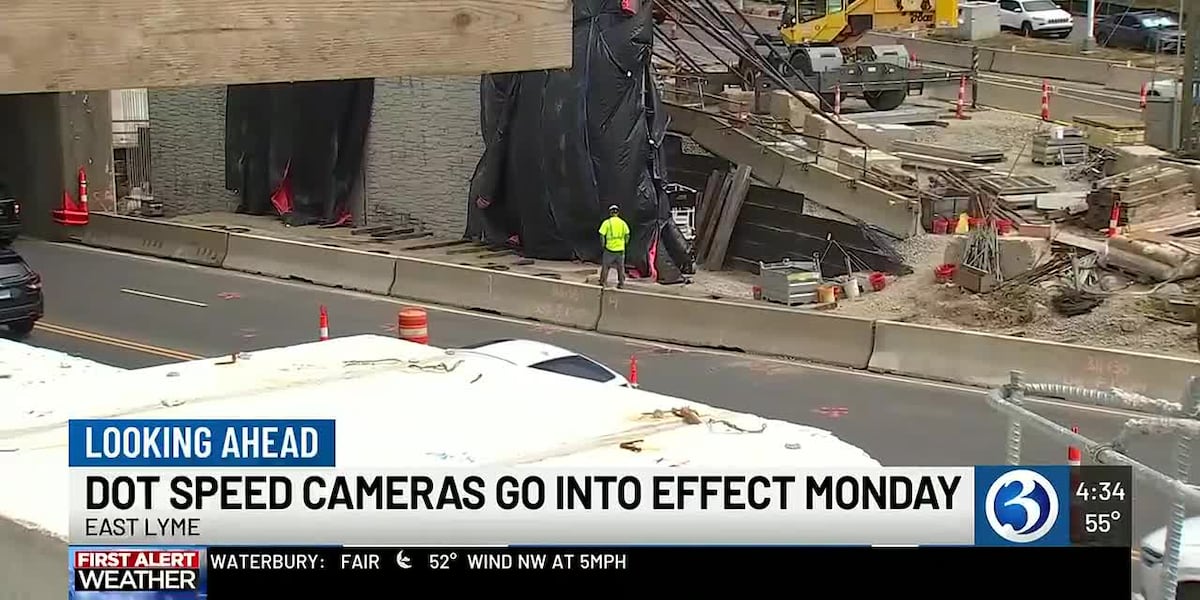 Work zone speed cameras to begin issuing warnings