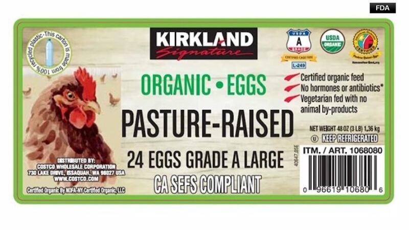 Handsome Brook Farms is voluntarily recalling 10,800 units of organic eggs that were sold...